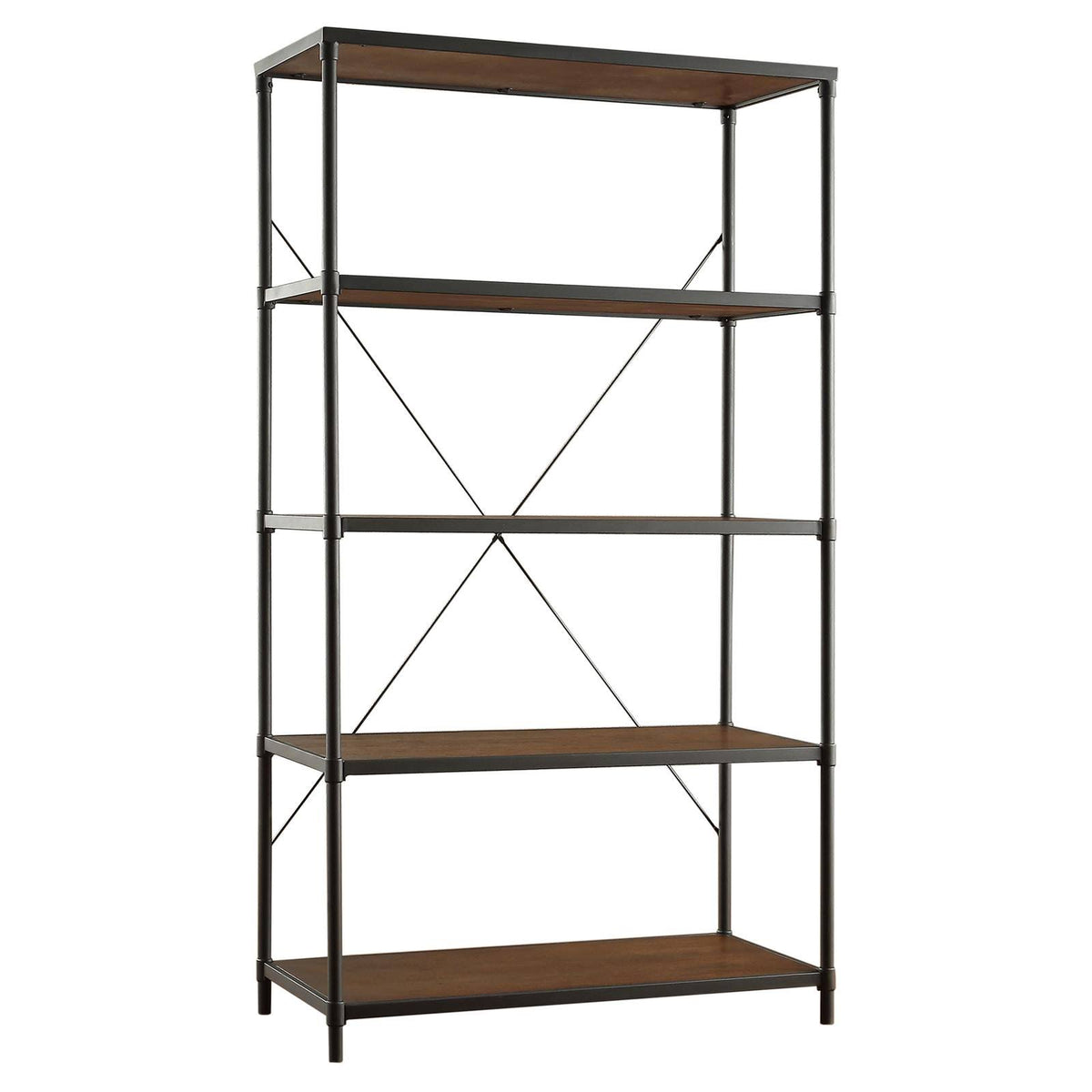 4 Shelf Brown Bookcase K80478