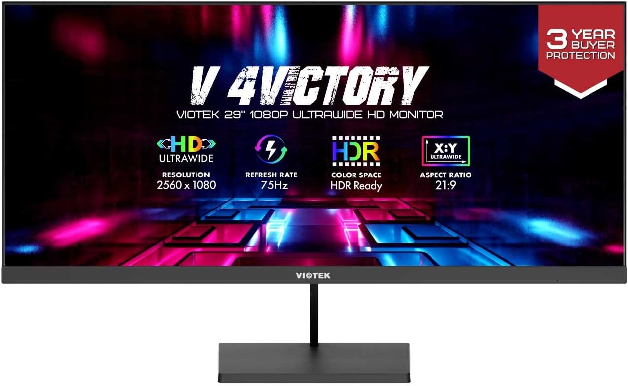 29-Inch Ultrawide 21:9 2560 x 1080p 75hz IPS Gaming Monitor O551011