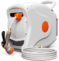 100 FT 1/2 Automatic Rewind Wall Mounted Hose Reel with 8 Patterns Hose Nozzles Y645