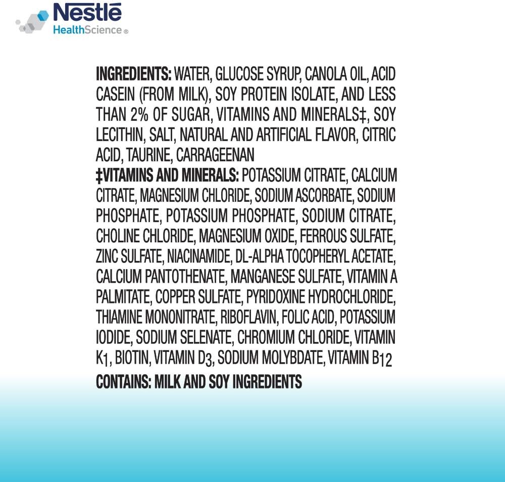 Very Vanilla High Calorie Nutritional Drink, 8 Fl Oz (Pack of 24) X458934