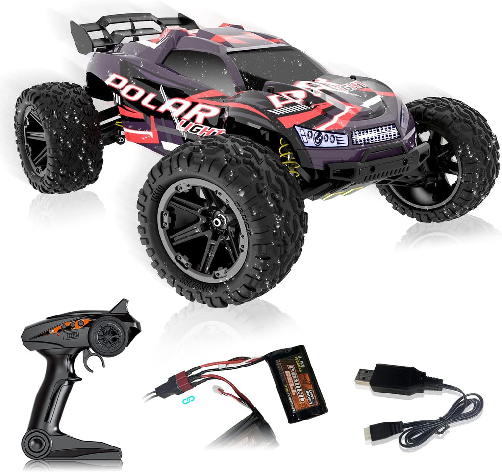 Remote Control Car 1:18 Scale 45Km/h 4WD RC Car with Two Rechargeable Batteries W739