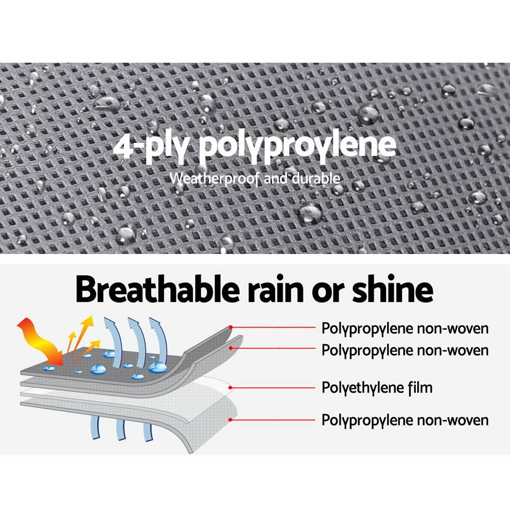 14-16ft Caravan Cover Campervan 4 Layer UV Water L553032