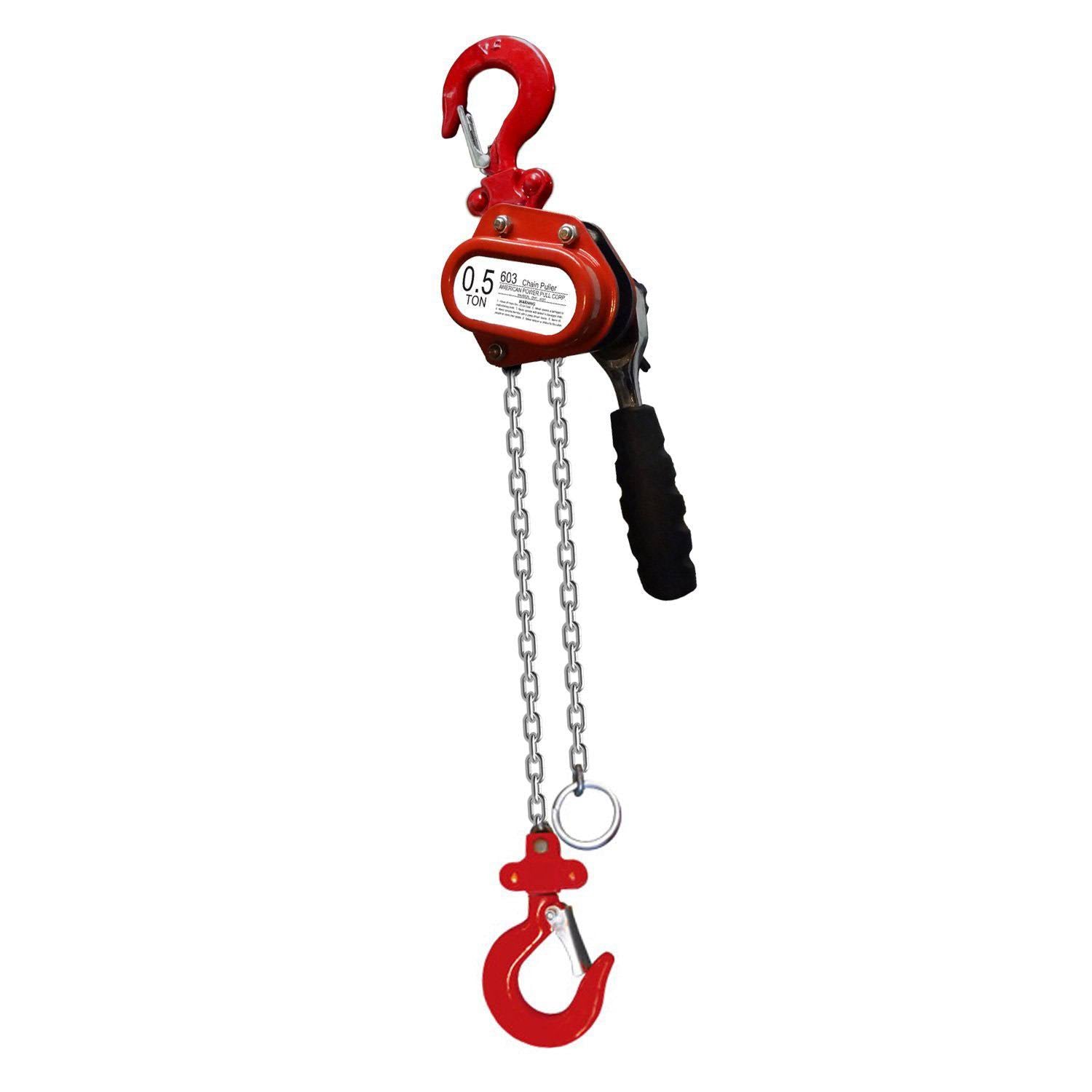 1/2 Ton Chain Puller with 5& Lift X544