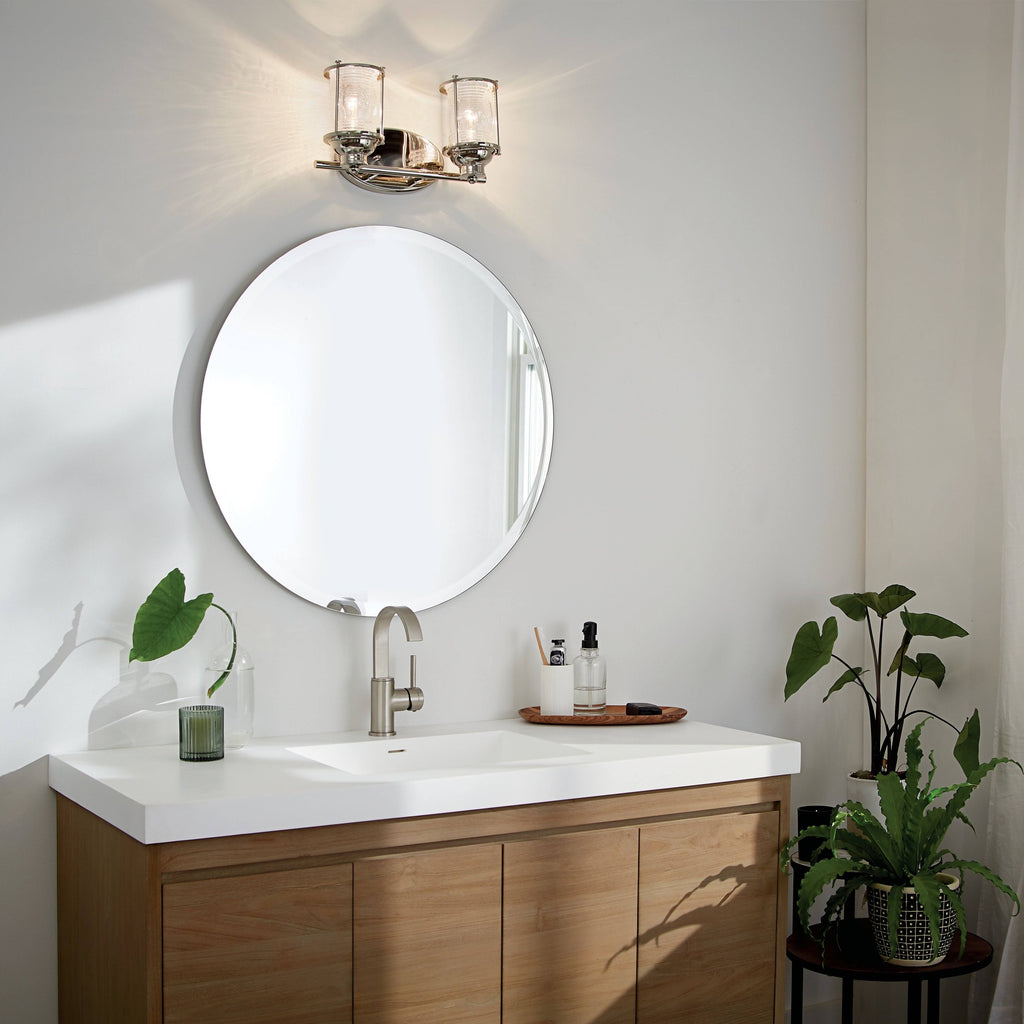 Polished Nickel 2 Light Bath B63929