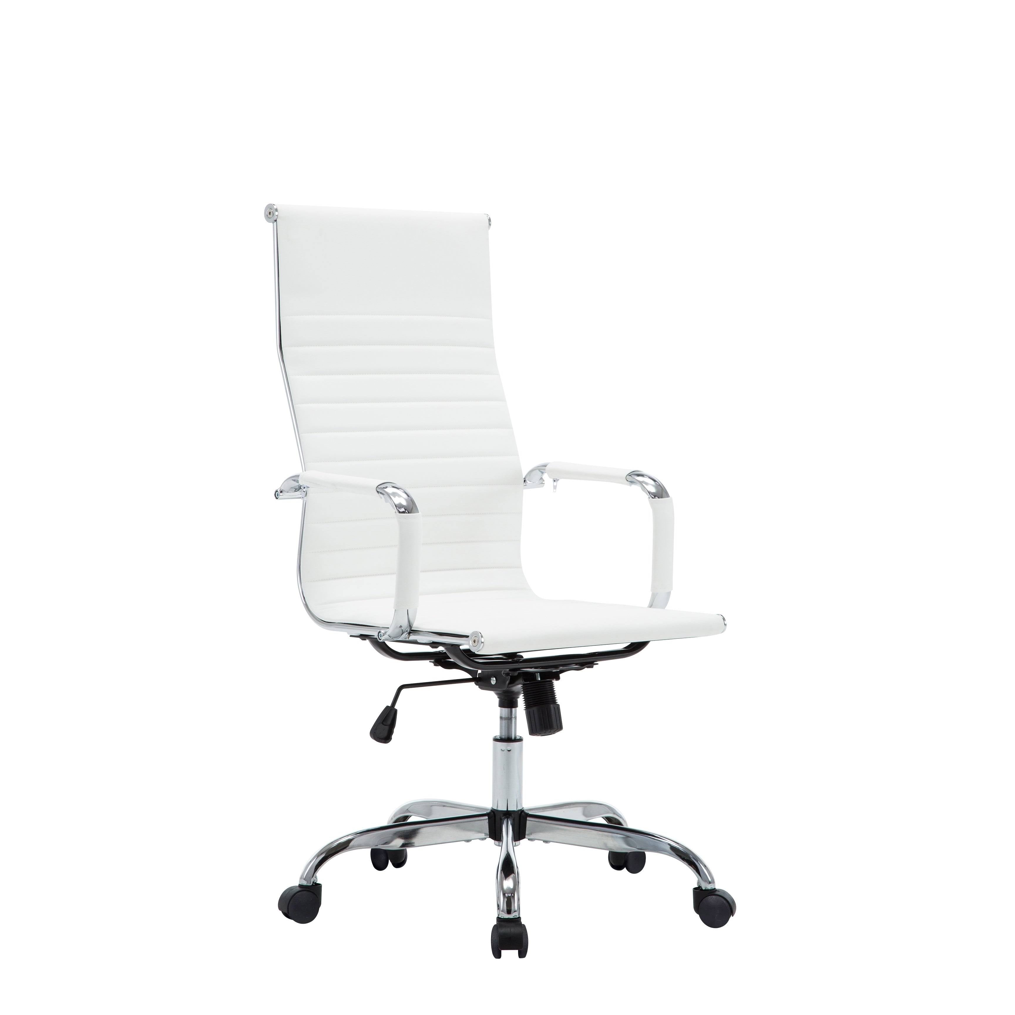White Office Chair H7768