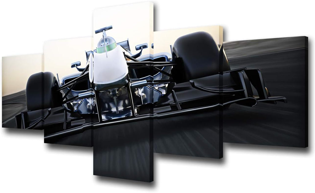 Racing Car Canvas Wall Art 60''Wx32''H Pack of 2 H252