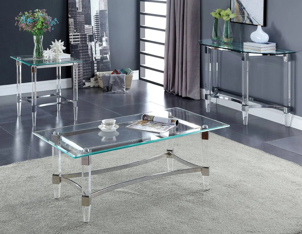 Chrome Coffee Table P131