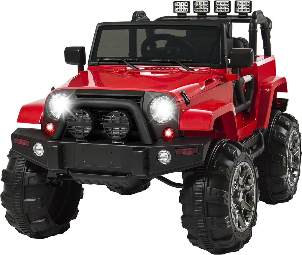 Red 12V Ride On Truck Toy Car with Remote Control K44370