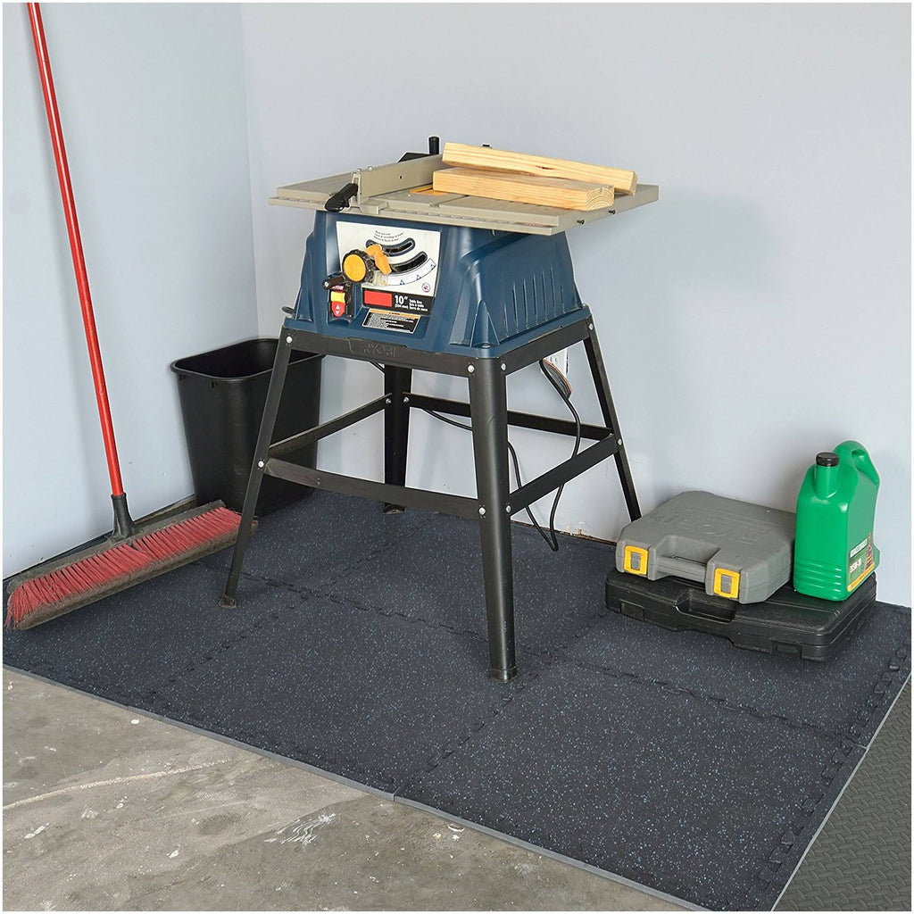 24x22 Interlocking Puzzle Mat (6 Piece) Recycled Rubber Q773