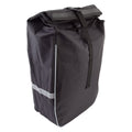 Waterproof Rear Bicycle Pannier Bag Black Reflective Y3184