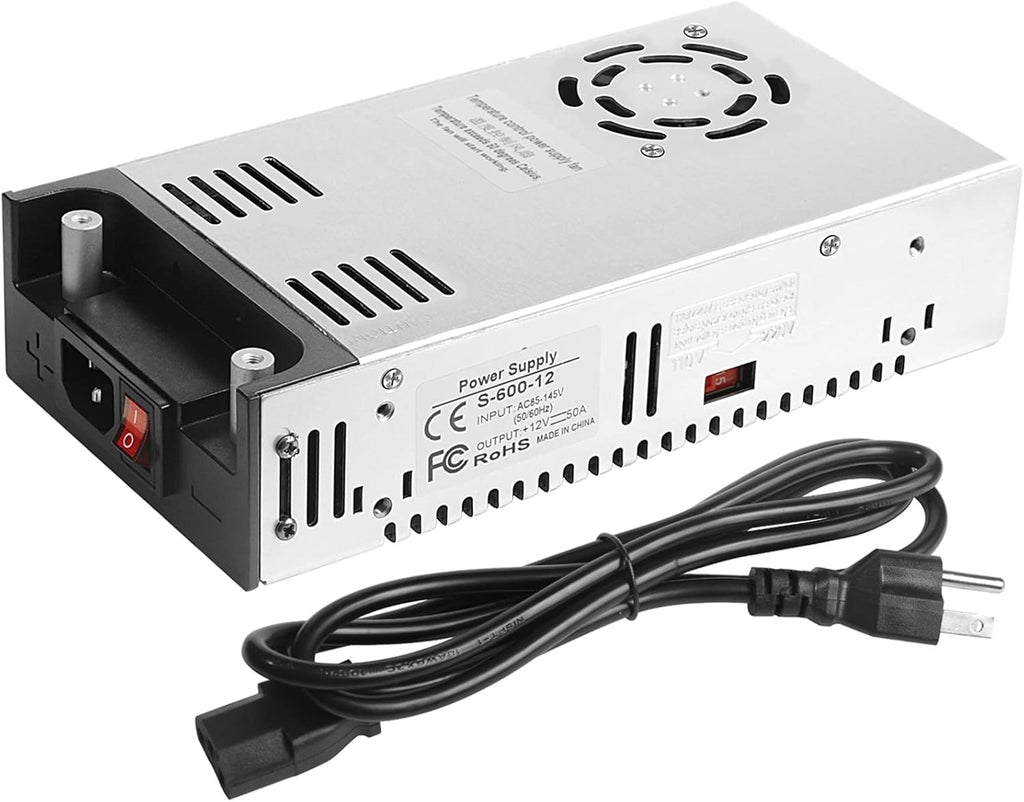 110V AC to 12V DC 600W Power Supply Adapter Pack of 2 G937176