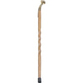 Twisted Oak Brown Walking Cane H5150