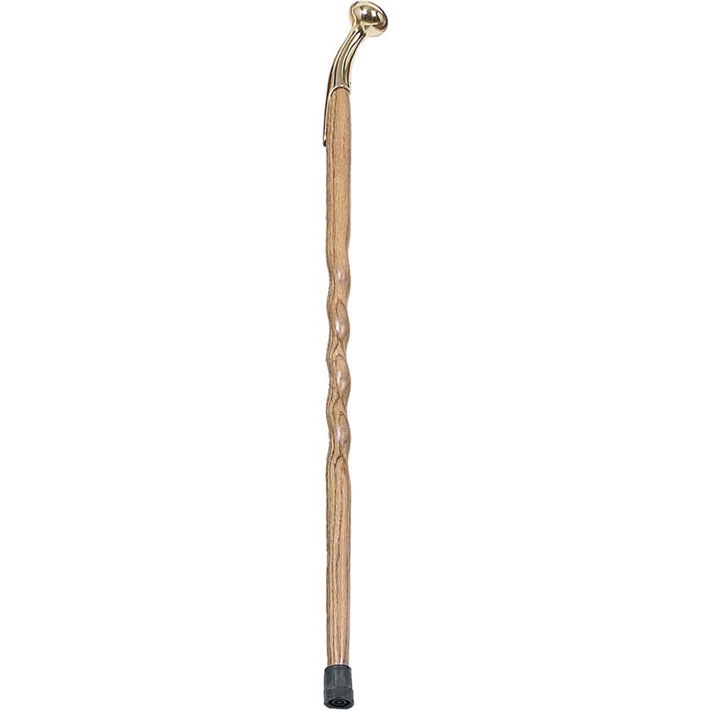 Twisted Oak Brown Walking Cane H5150