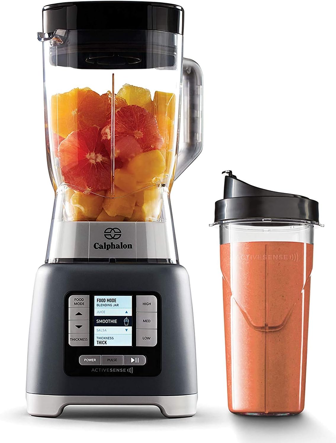 Dark Stainless Steel Blender with Blend-N-Go Cup B1570