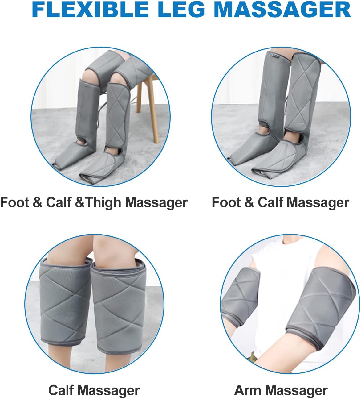 Leg Massager with 6 Modes 4 Intensities Y435378
