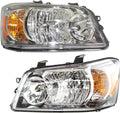 Headlight Set of 2 Clear Lens Halogen Q40721