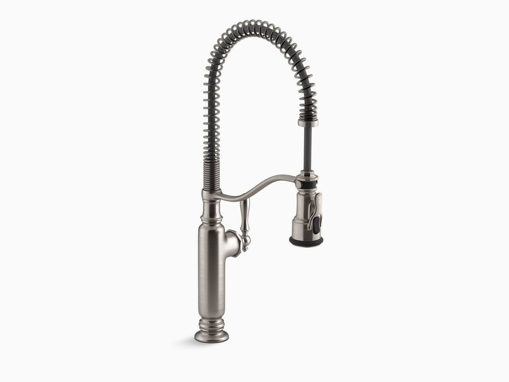 Vibrant Stainless Kitchen Sink Faucet D20727