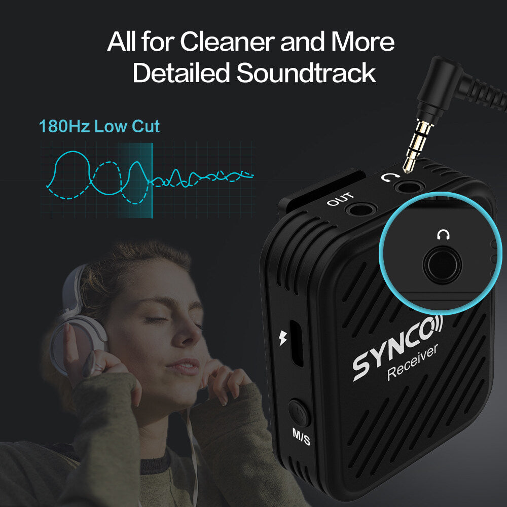 2.4G Wireless Microphone System with 2 Lavalier Microphones Q122507