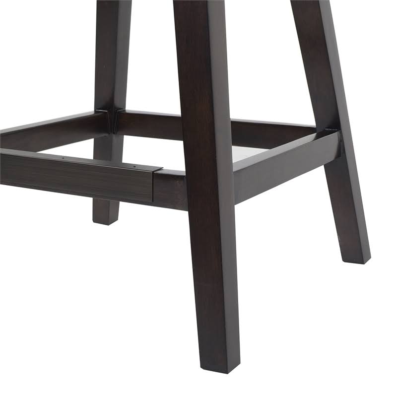 Vintage Brown Faux Leather Swivel Counter Height Bar Stool Z8800
