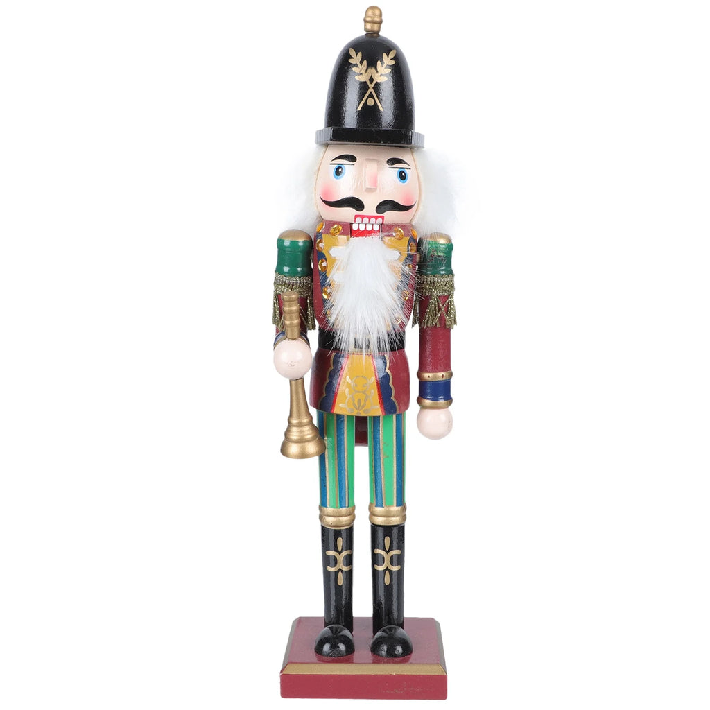 Wooden Nutcracker Soldier Puppet Doll Xmas Decor C210640