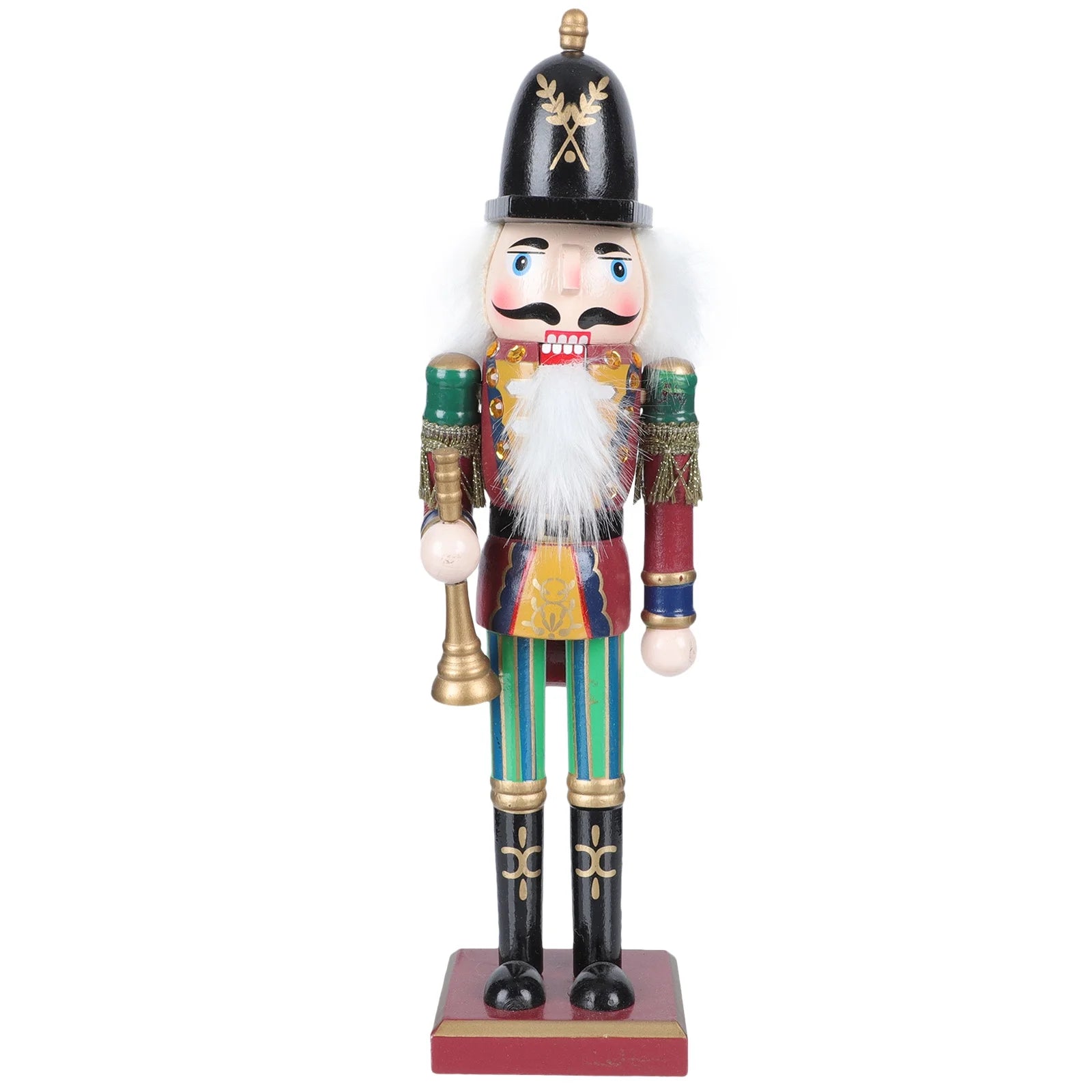 Wooden Nutcracker Soldier Puppet Doll Xmas Decor C210640