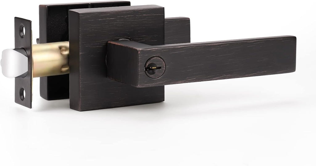 6 Pack Oil Rubbed Bronze Dummy Door Lever N597