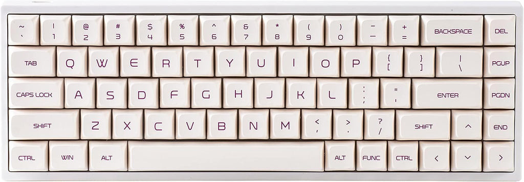 Hot Swappable Mechanical Keyboard 68-Key with Translucent ABS Keyboard Case, RGB Backlit J149325