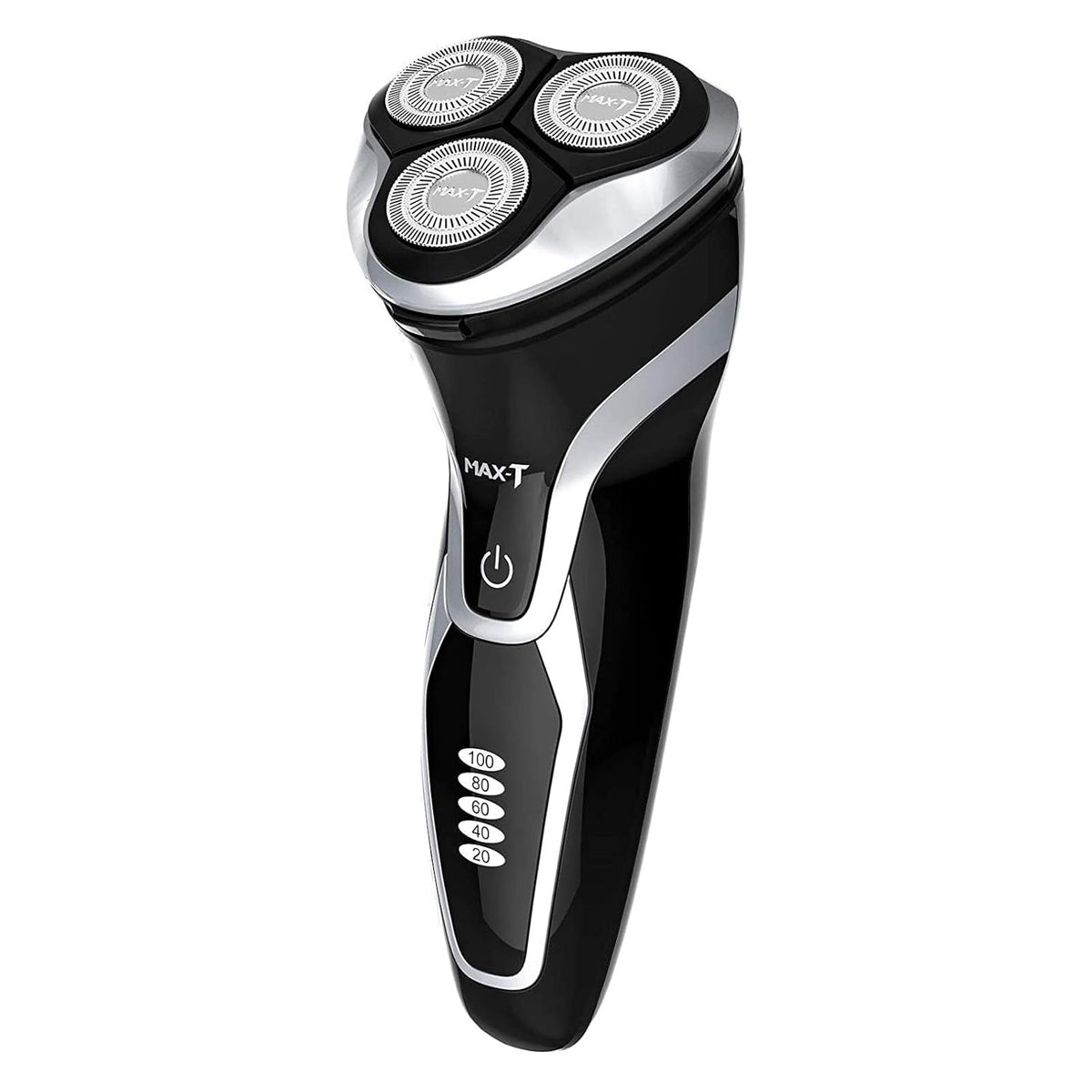 Rechargeable Wet & Dry Rotary Electric Razor for Men (Black) Pack of 2 K8094