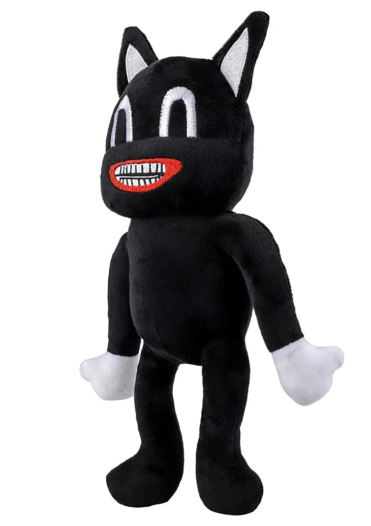 Black Cartoon Cat Plush Toy 9 Inches V5520