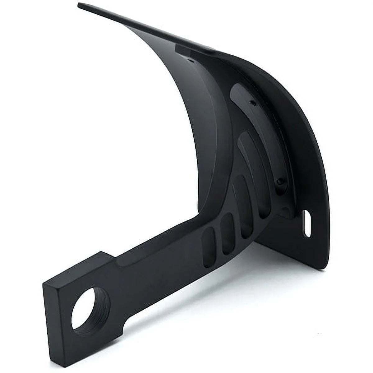 Black Vertical Axle Mount Motorcycle Plate Holder O18101