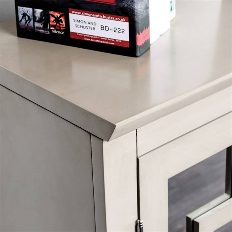 Gray Wood Accent Chest Z765