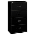 Four-Drawer Lateral File Cabinet, Black C969663