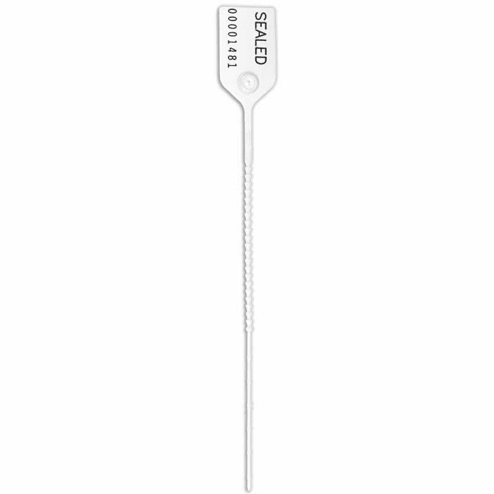 Money Bag Tamper Security Seals - White - Case of 1000 L611