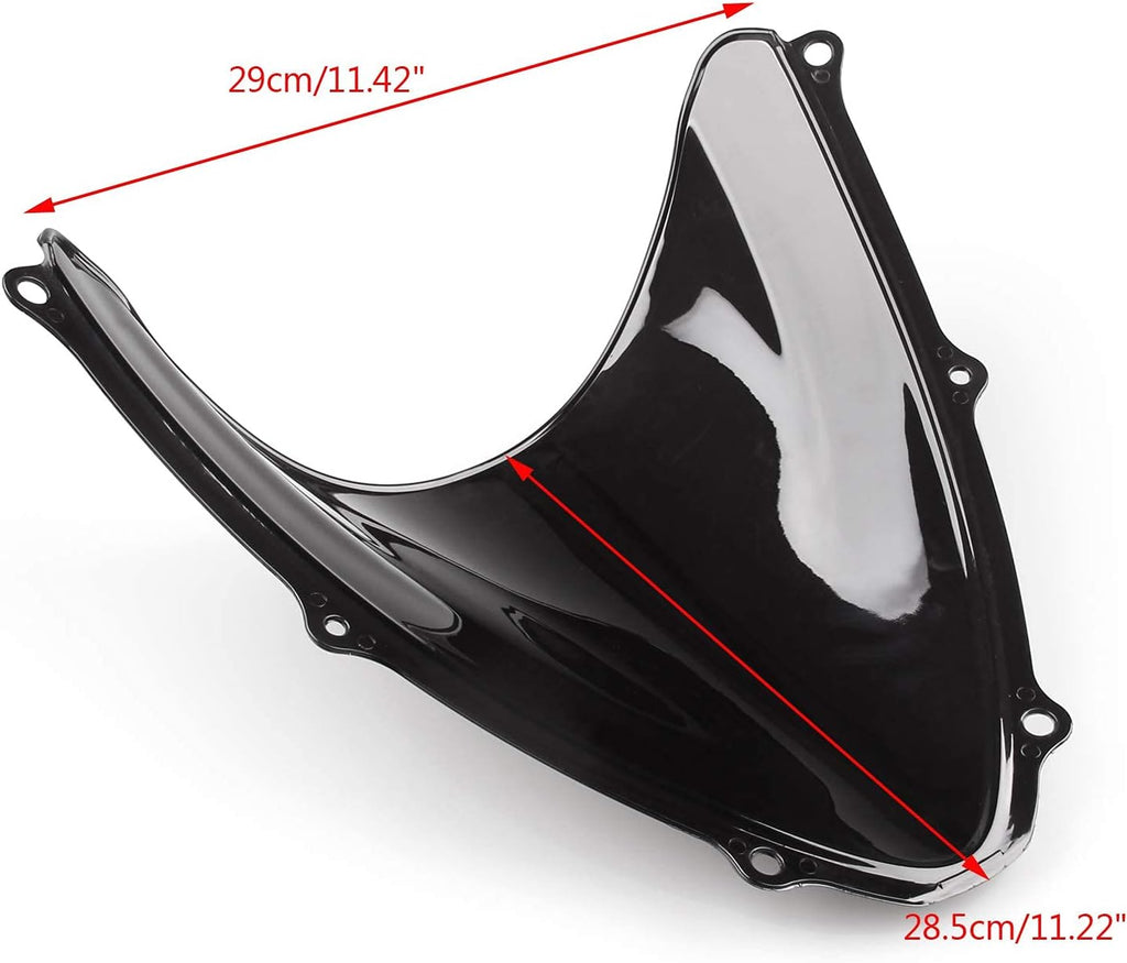 Windshield WindScreen Double Bubble for Suzuki GSXR 600/750 2006-2007 K6 Pack of 2 H74375