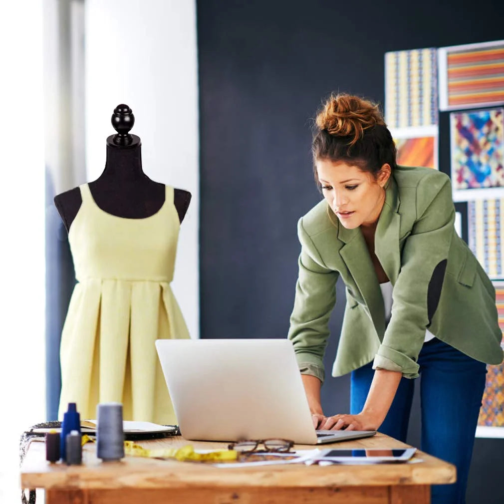 Black Adjustable Tripod Stand Mannequin Dress Form S29855