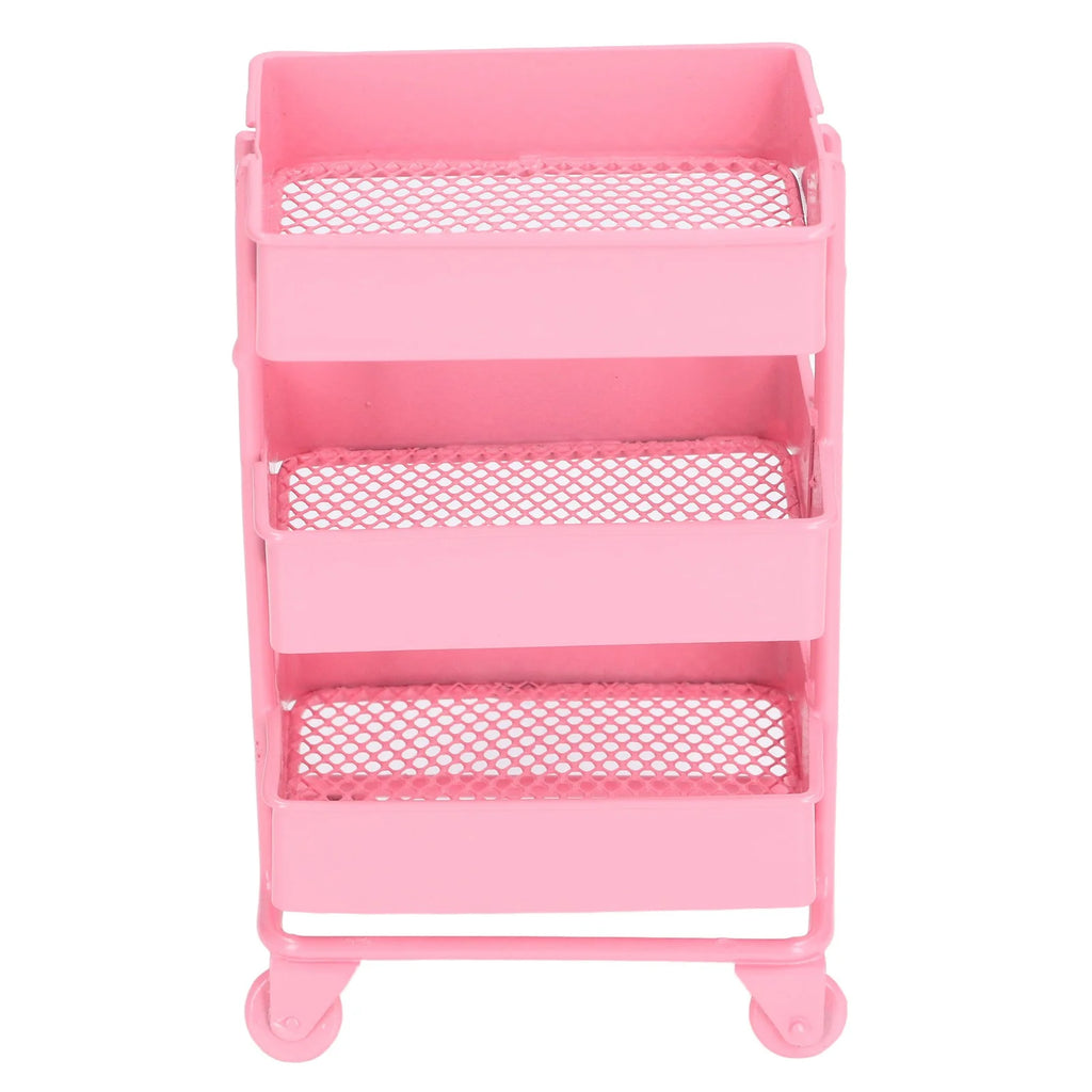 3 Tier Dollhouse Trolley Rack with Wheels Q195285