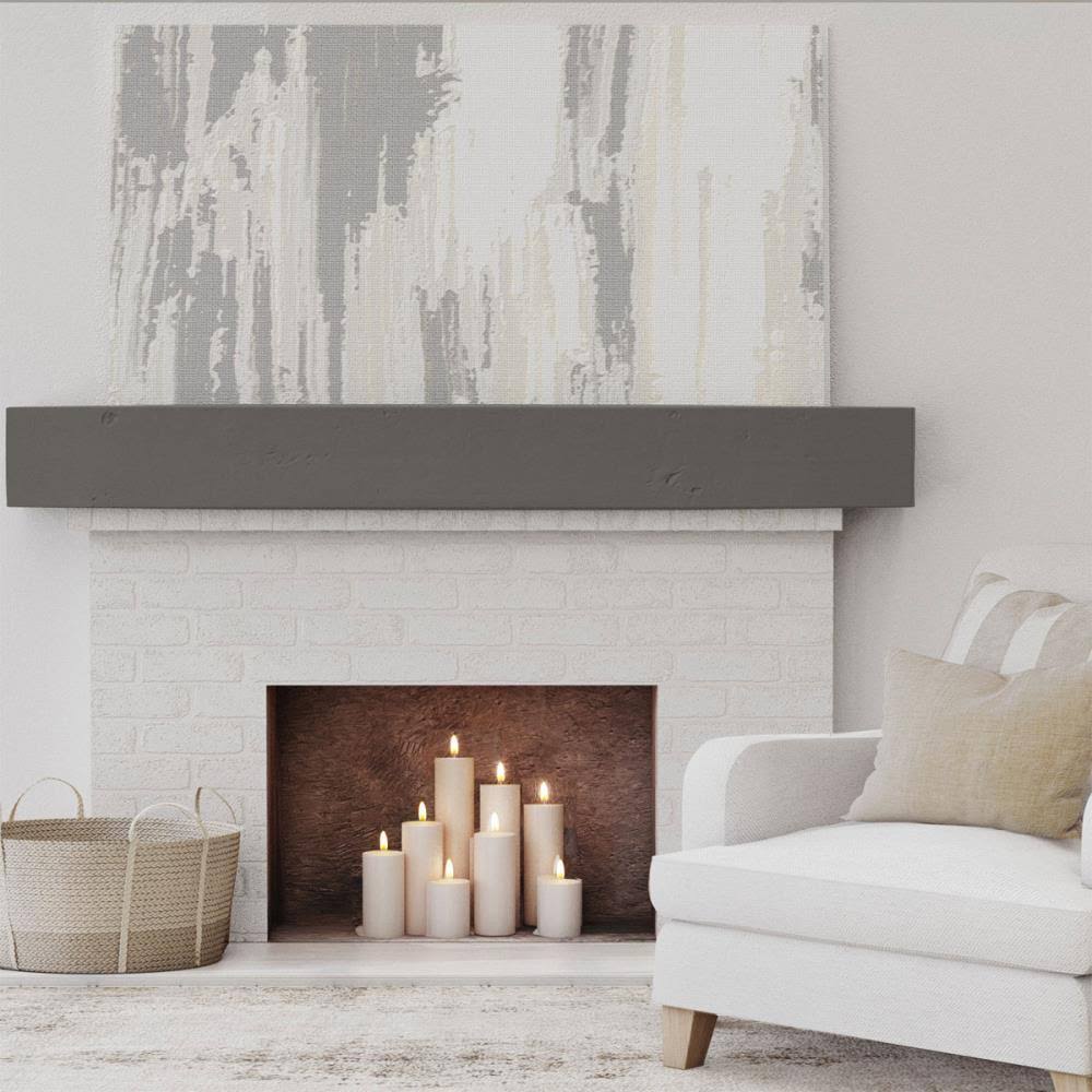 Knotty Pine Faux Wood Fireplace Mantel T21767