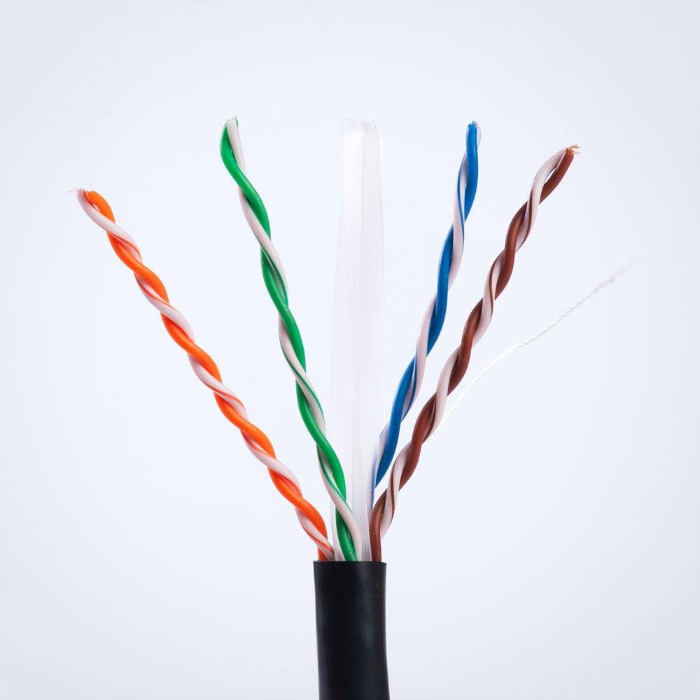 1000ft Solid Cat6 Cable - 23AWG 550MHz CMR-Green B694246
