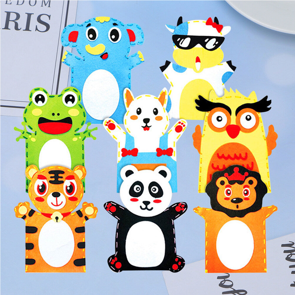 8PCS DIY Doll Making Kit Fabric Weaving Educational Toys F6013