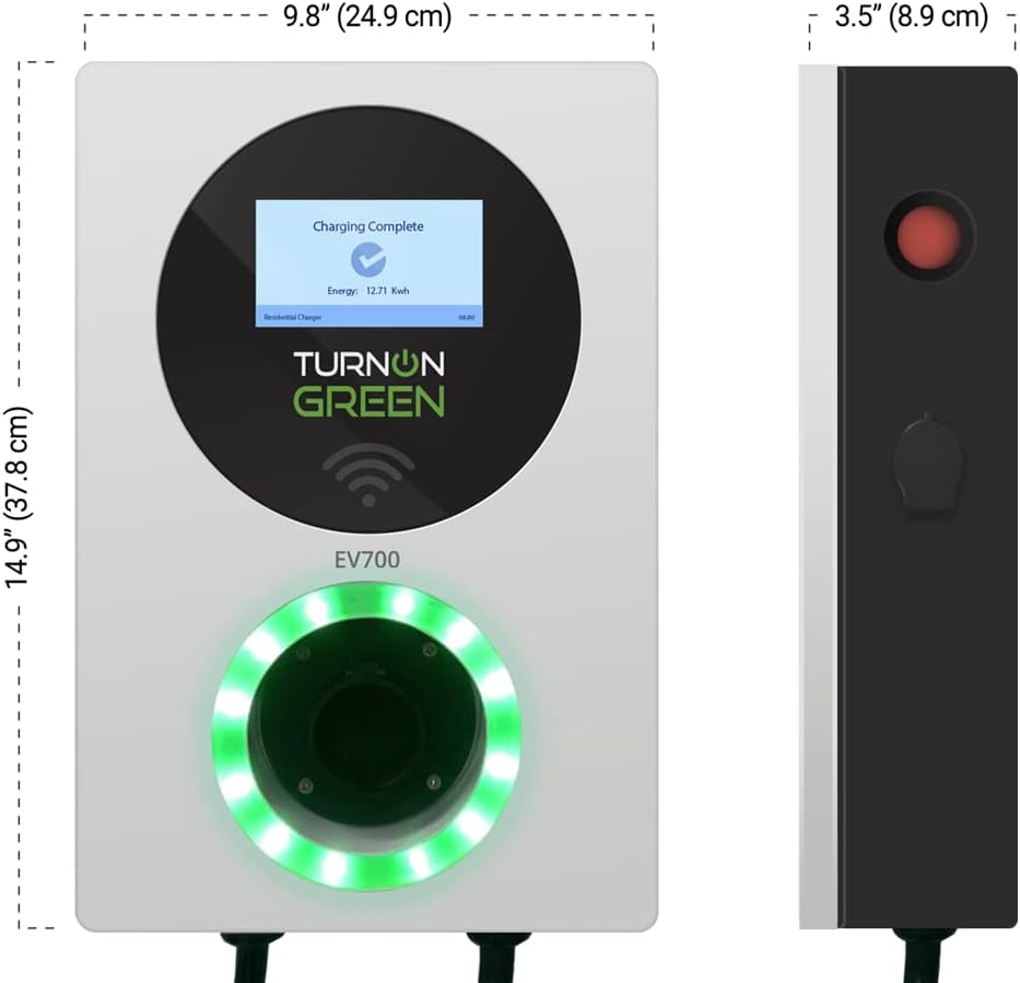 Level 2 Smart Electric Vehicle Charger with 18ft Cable L82813