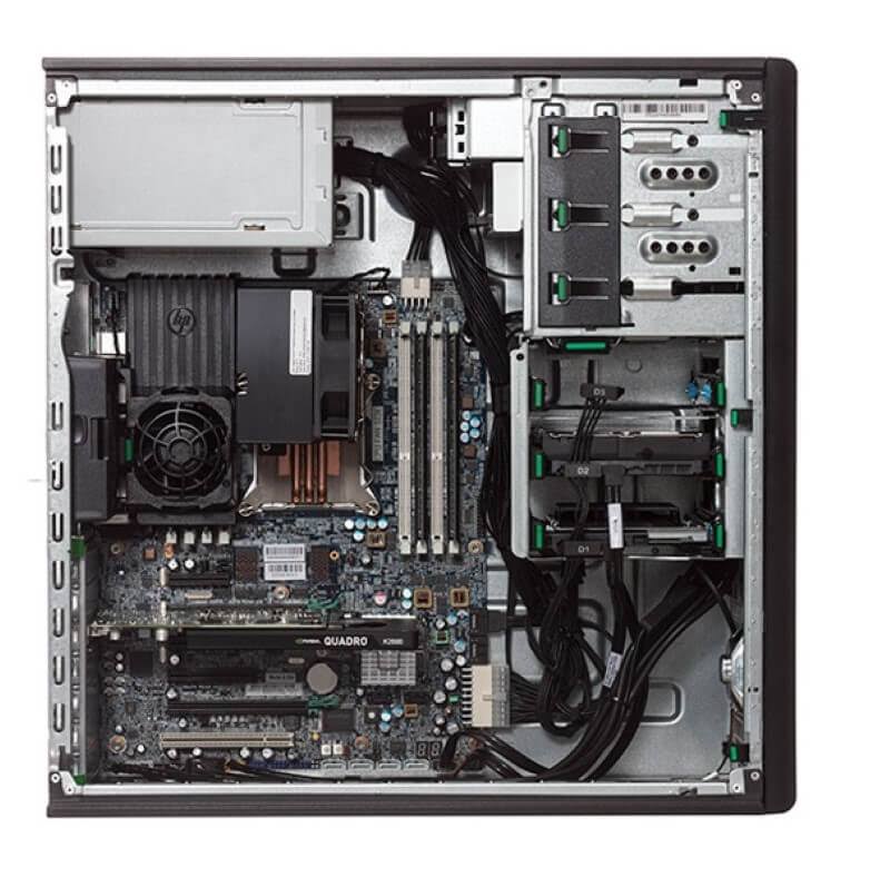 HP Z420 Workstation E5-2640 Six Core 2.5Ghz 64GB 256GB SSD Dual DVI F982