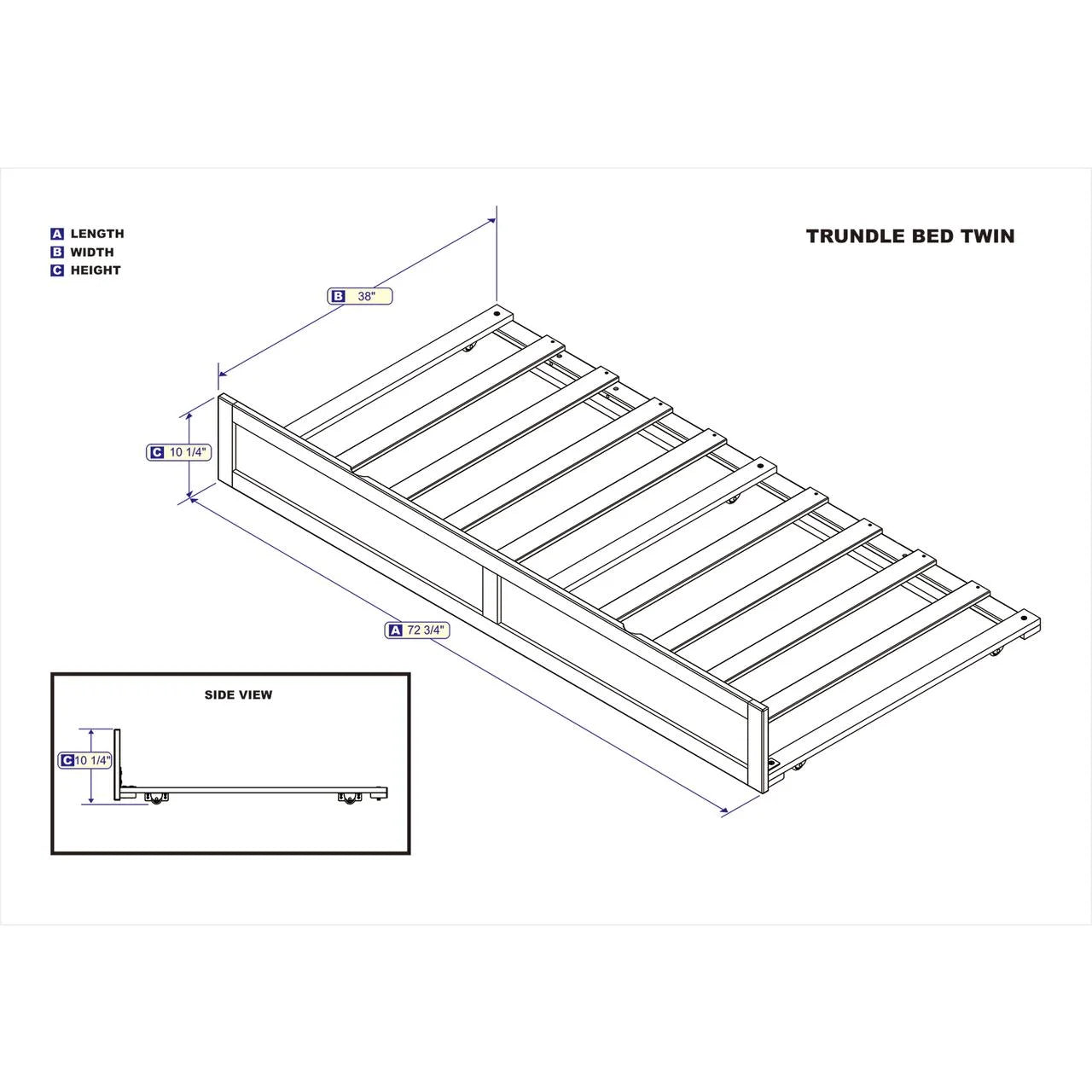 Twin Trundle N3922