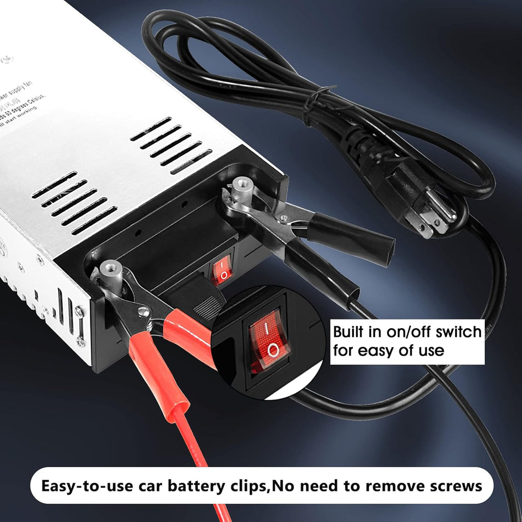 110V AC to 12V DC 600W Power Supply Adapter Pack of 2 G937176