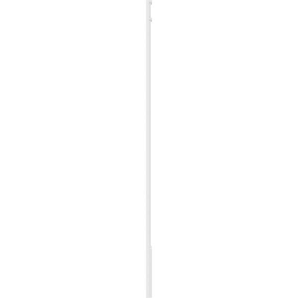 Smooth PVC Pilaster with Decorative Capital and Base (Pair) I24716
