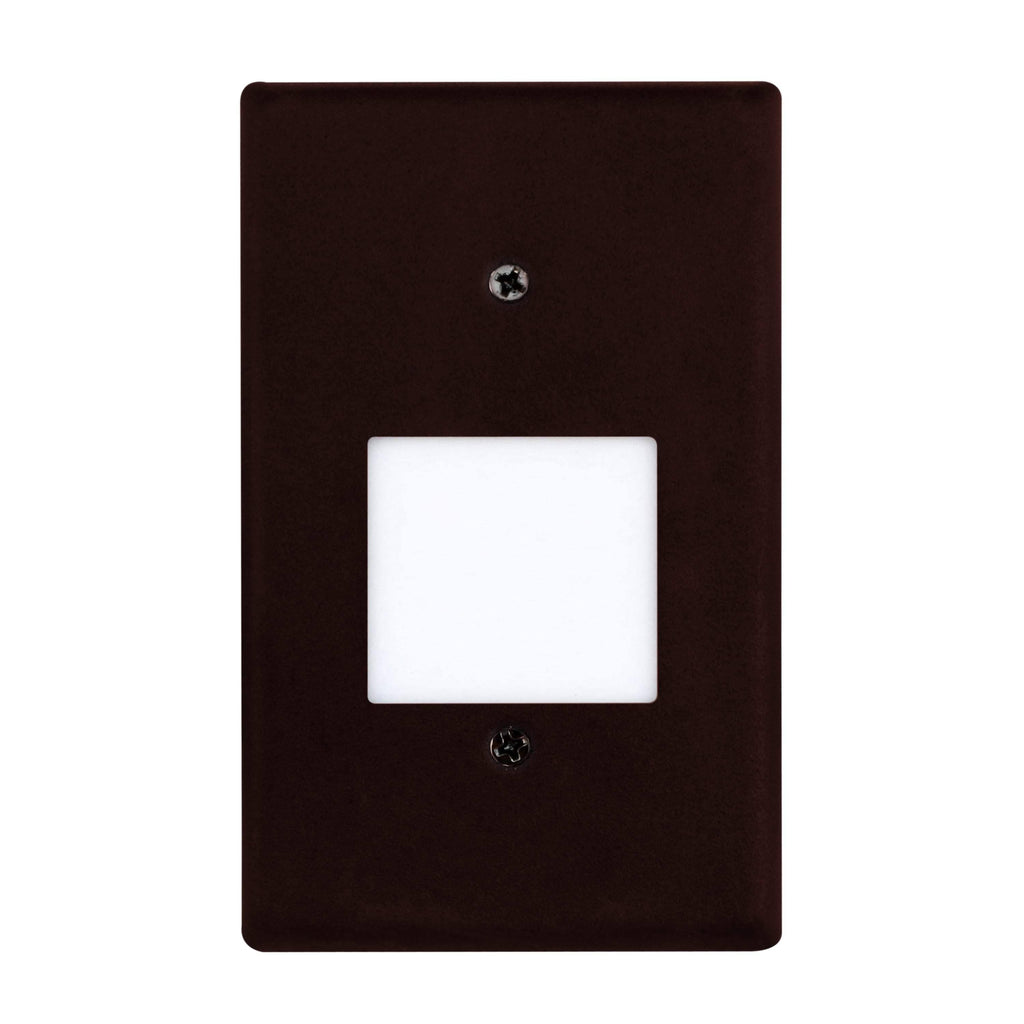 5 Pack Black Angled Louver Step Light with Vertical/Horizontal Plate - 2700K Z212