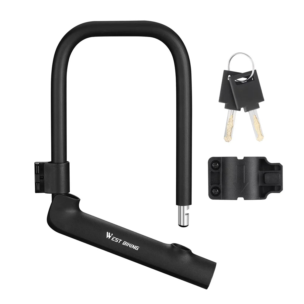 Heavy Duty U Lock with 2 Keys & Lock Holder Z925