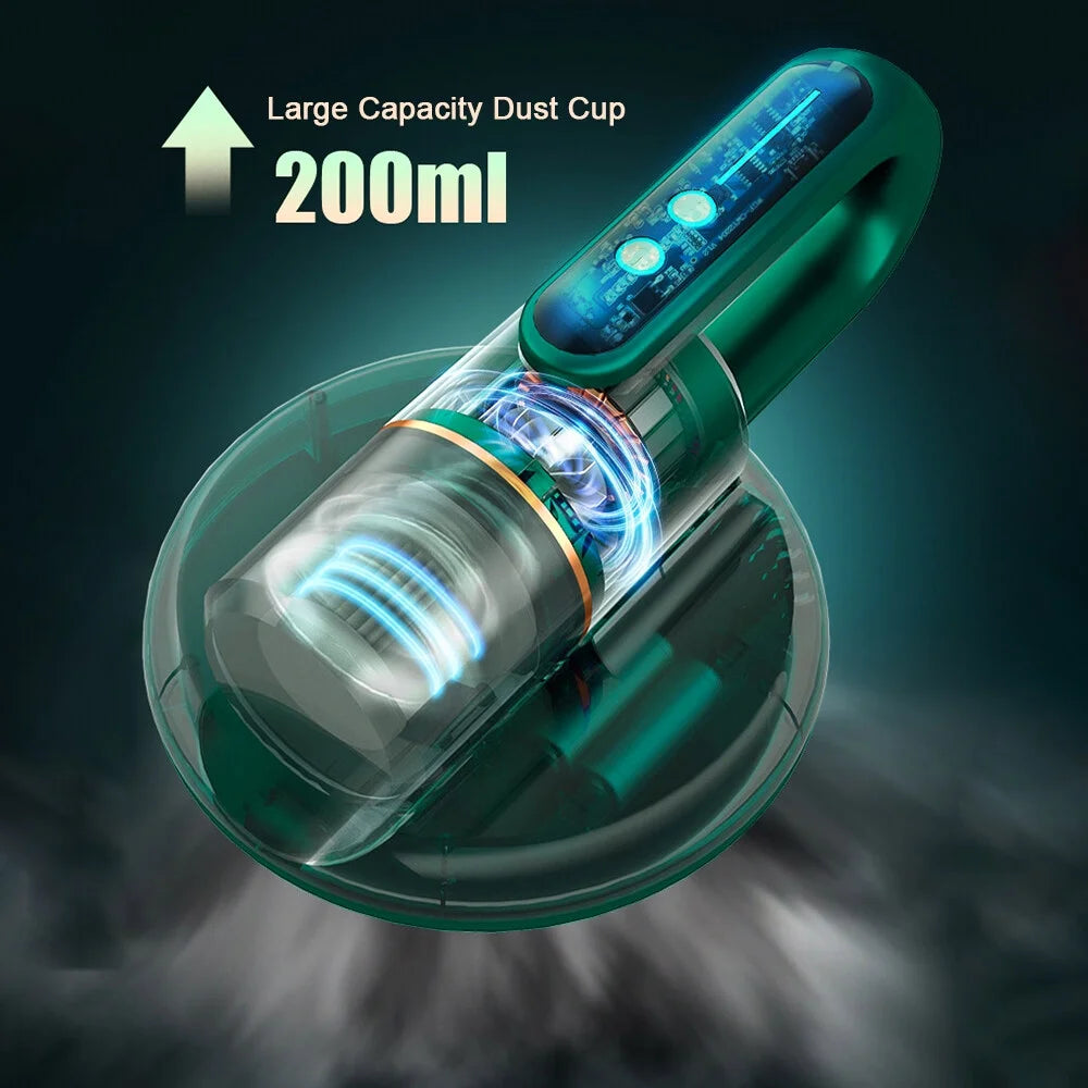Wireless Mattress Vacuum Cleaner with HEPA Filtration and UV Lamp A61663
