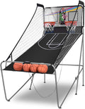 Foldable Basketball Arcade Game with LED Scoring System M458418