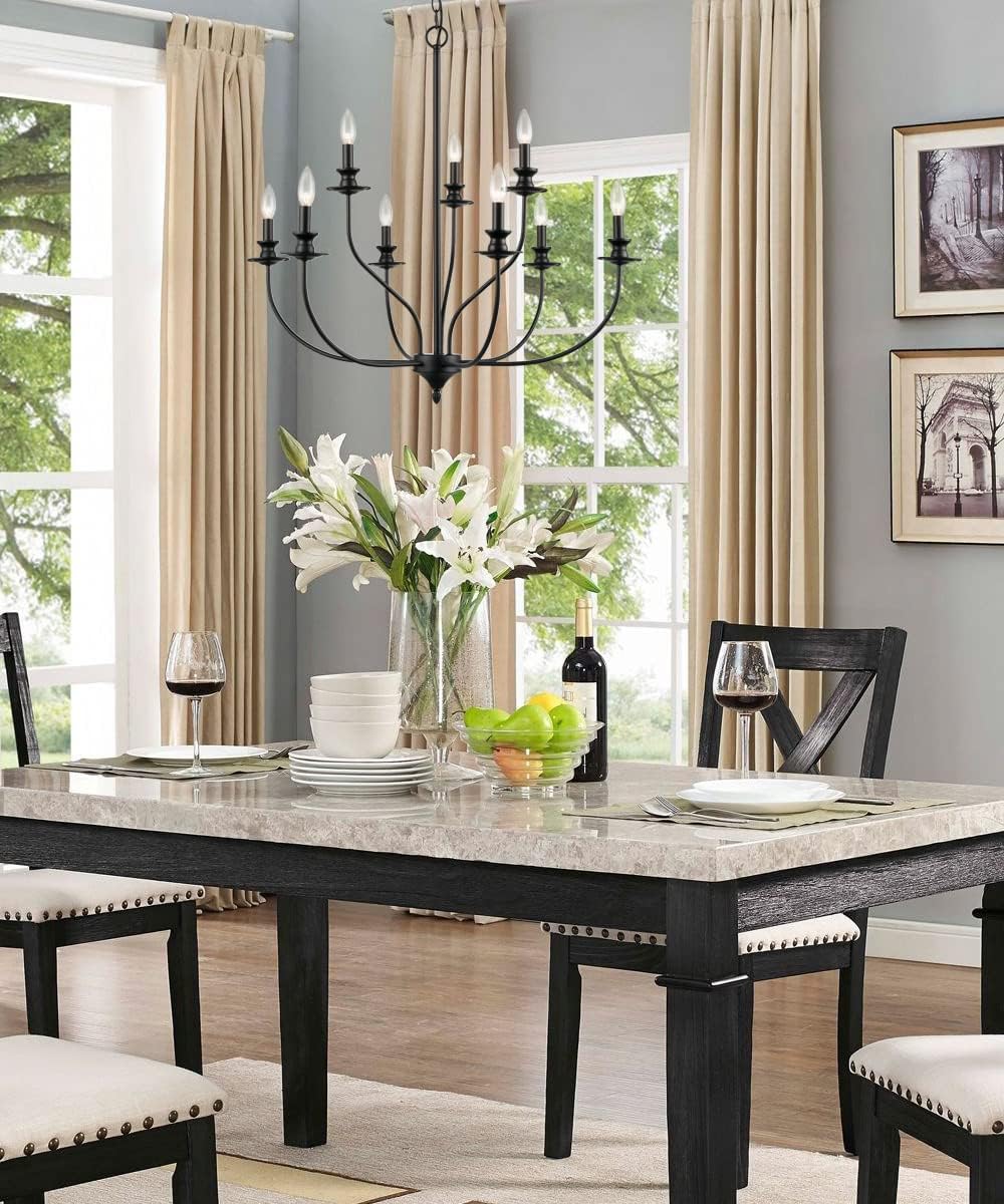 Black Metal Chandelier L263272