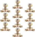 L Track Double Lug Threaded Stud Fitting, 10 Pack R865